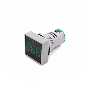 Mua Combo Đèn Báo Điện Áp Xoay Chiều AD16-22DSV Thế 24-500VAC - Mặt Vuông 4 Màu