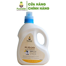 Nước rửa chén cho máy rửa chén bát Fuwa3e hữu cơ sinh học dạng gel 2L