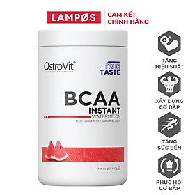 Chính hãng OstroVit BCAA Instant 400g Hỗ trợ phục hồi - Chống dị hóa -