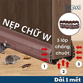 Nẹp cửa, thanh chắn cửa ngăn chuột, côn trùng, tránh thoát hơi máy lạnh phòng ngủ, phòng khách, nhà bếp Legaxi