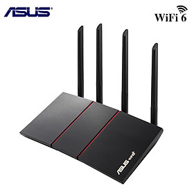 Bộ định tuyến wifi thông minh ASUS RT-AX56U_V2 AX1800 Dual Band WiFi 6 (802.11AX) Bộ định tuyến Internet không dây với IPv6 Parental