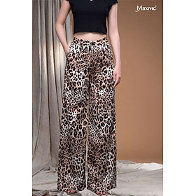 Quần tây beo lụa cát ống rộng LM112429 [BST Da Beo