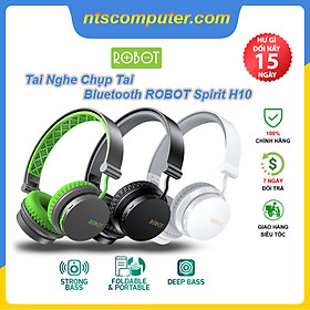 Mua Tai Nghe Chụp Tai Không Dây ROBOT Spirit H10 – Âm Bass Mạnh Mẽ  Màng Loa 40mm  Có Thể Gấp Gọn  Sử Dụng Liên Tục 15H - HÀNG CHÍNH HÃNG