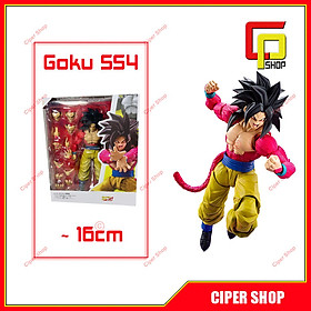 Mô hình Son Goku Super Saiyan 4 Có Khớp - Figure Action Son Goku  Super Saiyan 4 SHF