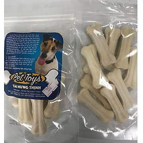 Xương gậm da bò Tài Hưng Thịnh ️ ️ Snack, bánh thưởng THT cho chó mài răng và ngứa răng hiệu quả