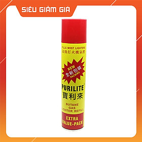Mua Bình Gas Vàng PURILITTE Nạp Nhiên Liệu Cho Hột Quẹt Bật Lửa Gas Tiện Lợi Cao Cấp
