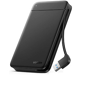 Mua Hộp đựng ổ cứng SATA 2.5inch tích hợp cáp usb 3.0 Màu Đen Ugreen 352hd80555CM- Hàng chính hãng