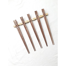 Mua Đũa gỗ óc chó siêu nhẹ - Bộ 5 đôi