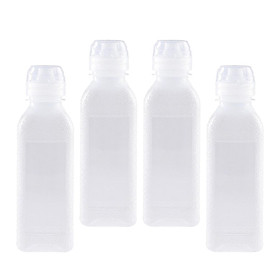 4x Outdoor Oil Bottle Clear Condiment Container Sauce for Barbecue Supplies