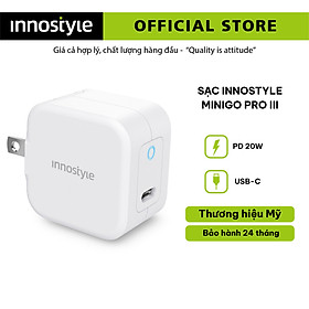 Mua SẠC NHANH INNOSTYLE USB-C PD 20W MINIGO III WHITE - Hàng Chính Hãng - IC20PDWHI