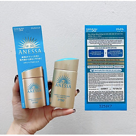 Kem chống nắng dạng sữa dưỡng da kiềm dầu bảo vệ hoàn hảo Anessa Perfect UV Sunscreen Skincare Milk SPF 50+ PA++++ 60ml