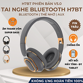 Mua Tai Nghe Chụp Tai Headphone Bluetooth Không Dây Có Mic H7BT NEW 2023 Âm Thanh Vòm 9D Siêu Bass Cực Chất-Hàng Chính Hãng