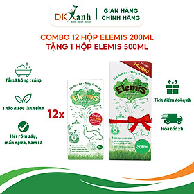 Combo 12 chai tắm bé Elemis 200ml - DK Pharma (hàng đã tích điểm) - Tặng 1 chai Elemis 500ml