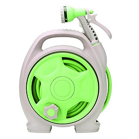 Mua Bộ Vòi Rửa Xe  Tưới Cây Rulo Thu Cuộn Ống Nước - xanh lá mạ