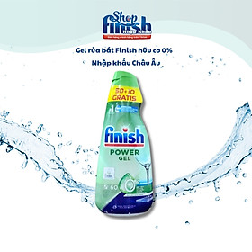 Gel rửa chén bát hữu cơ thiên nhiên FINISH ECO 0% 900ml - ĐỨC Chính hãng