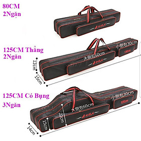 Mua Bao Đựng Cần 3 Ngăn Kèm 2 Túi Phụ Chất Liệu Chống Thấm Nước hàng tốt 3