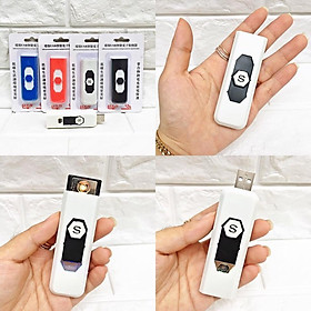 Mua Bật Lửa Sạc Điện Chữ S Cổng Sạc USB