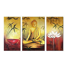 Mua Bộ 3 Tranh Treo Phòng Thờ Phật Thích Ca - W287