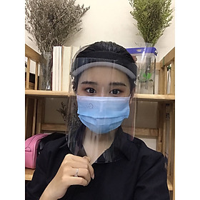 Kính che mặt trong suốt-chống dịch bệnh-chống giọt bắn-chống bụi bảo vệ sức khỏe, dễ tháo rời vệ sinh