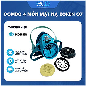 Mua Combo 4 Món Mặt Nạ Koken G7 – Phun Sơn  Phun Thuốc  Chống Bụi  Hóa Chất Nhật Bản