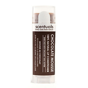 Son dưỡng không màu Scentuals Chocolate Mousse 100% Natural Lip Conditioner 5g