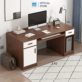 Mua Bàn Học Tập  Bàn Làm Việc Kết Hợp Ngăn Kéo Và Ngăn Đỡ PC Hiện Đại  Đa Năng SIB Decor BLV63