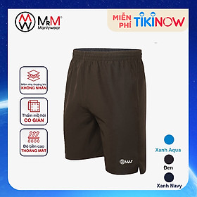 Quần đùi short gió nam thể thao Basic trẻ trung năng động, thoáng mát co giãn 4 chiều MRM Manlywear