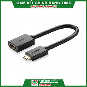 Cáp Mini HDMI sang HDMI Ugreen dài 20cm 20137-Hàng chính hãng