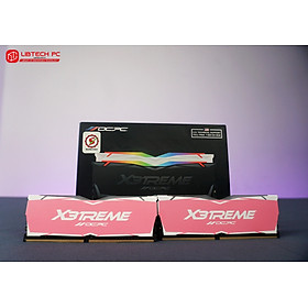 Ram OCPC X3TREME Aura RGB 16GB DDR4 Bus 3200 C16 Pink (2x8GB)