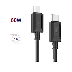 Mua Cáp sạc 60W Hoco X73 Type-c to Type-C dây dẻo siêu bền cho Android dài 1M ( 2 màu ) - Hàng chính hãng