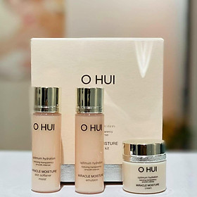 Bộ Dưỡng Ẩm Ohui Miracle Moisture Mini 3sp