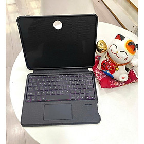 Bao da bàn phím OPPO Pad 3 có Touchpad, giá đỡ, đèn LED, có thể tháo rời (ảnh thật shop tự chụp)