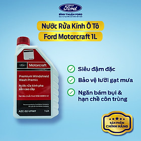 Nước Rửa Kính Ô Tô Pha Sẵn 1L - Ford Motorcraft Chính Hãng | Sạch Bụi Bẩn, Dầu Mỡ, Hương Thơm Nhẹ, An Toàn Cho Kính & Lưỡi Gạt Mưa
