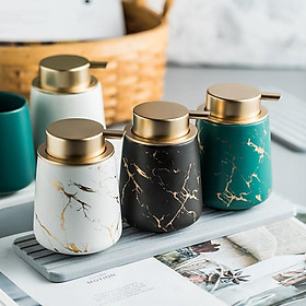 Mua Bình sứ đựng nước rửa tay  sữa tắm  dầu gội cao cấp 260- 400ml decor khách sạn cao cấp