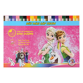 Bút Sáp Màu Thơm Ánh Dương AD077-3 - 24 Màu
