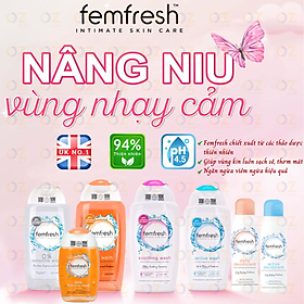 Dung dịch vệ sinh cho cả nữ và nam Femfresh Anh giúp làm sạch sẽ, thơm mát