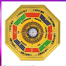 Mua Gương Bát quái Tiên thiên La Bàn(nẹp vành)17.5cm_video (kèm bột ngũ vị)