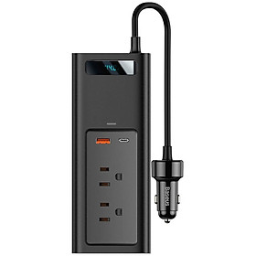 Mua Bộ sạc chuyển nguồn điện ô tô Baseus 150W In-car Inverter loại 220V(CN/EU) và loại 110V(US/JP) - Hàng chính hãng