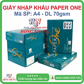 [HỒNG NHUNG] Giấy In A4 Paper One - Định Lượng 70gsm/80gsm, Chất Lượng Tốt, Hàng Giấy Thùng