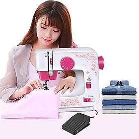Mua Máy may mini gia đình cao cấp với 12 chế độ may khác nhau tiện lợi  máy khâu gia đình không kén vải sử dụng dễ dàng