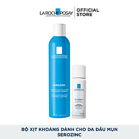 Xịt khoáng dành cho da dầu mụn La Roche Posay Serozinc 300ml Tặng Thermal Spring Water 50ml
