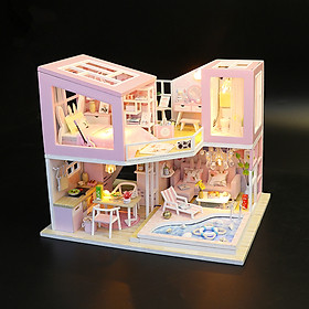 Mô hình nhà DIY Doll House First Meet Kèm Mica Chống bụi