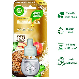 Mua Chai tinh dầu cắm điện Air Wick Refill AWK3066 Vanilla Cookie 19ml (Hương vani  bánh táo)  sử dụng điện 220V