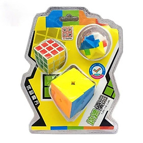Rubik 2x2 Vỉ 3 Món, Rèn Luyện Trí Não