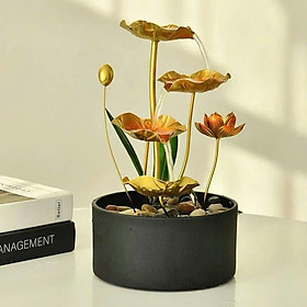 Mua Thác Nước Phong Thủy Hoàng Liên Đài Trang Trí_ Hàng Chính Hãng