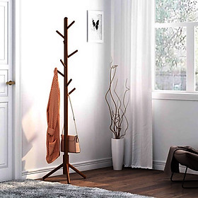 Mua Cây treo quần áo 3 chân 8 nhánh treo bằng gỗ cao su