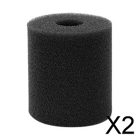2xSwimming Pool Filter Foam Sponge Cartridge For Intex Type S1 Black