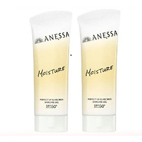 Bộ đôi Gel chống nắng dưỡng ẩm Anessa Perfect UV Sunscreen Skincare Gel NB SPF50+ PA++++ 90g