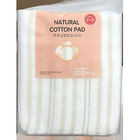 Mua Bông tẩy trang 3 Cotton Pad nhật bản Túi 222 miếng 100% bông tự nhiên ( mẫu mới )