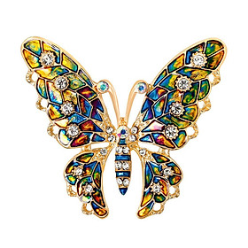 2-3pack Colorful Rhinestone Enamel Butterfly Wedding Party Brooch Pin Girls